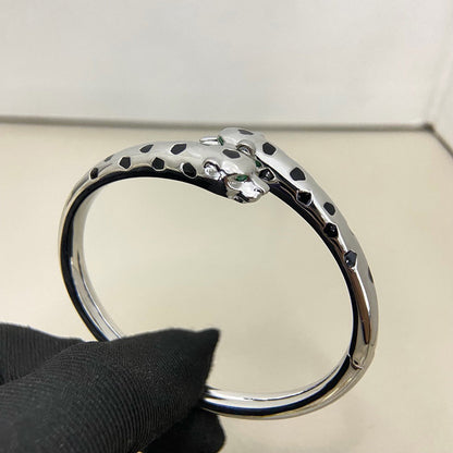 [⭐Reverie Jewels]PANTHERE DOUBLE HEADED OPEN BRACELET