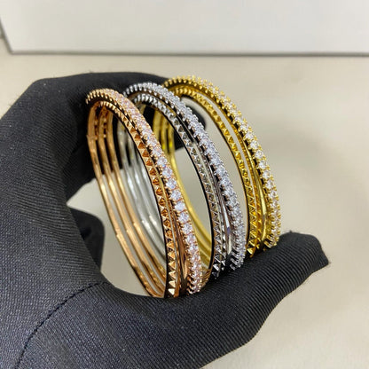 [⭐Reverie Jewels]ETINCELLE HALF-PAVED DIAMOND BRACELET