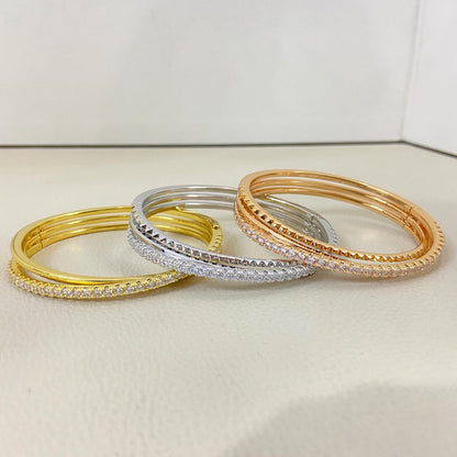 [⭐Reverie Jewels]ETINCELLE HALF-PAVED DIAMOND BRACELET