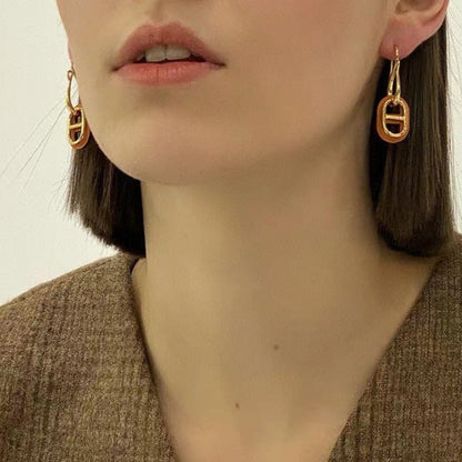 [⭐Reverie Jewels]HM O'MAILLON GOLD EARRINGS