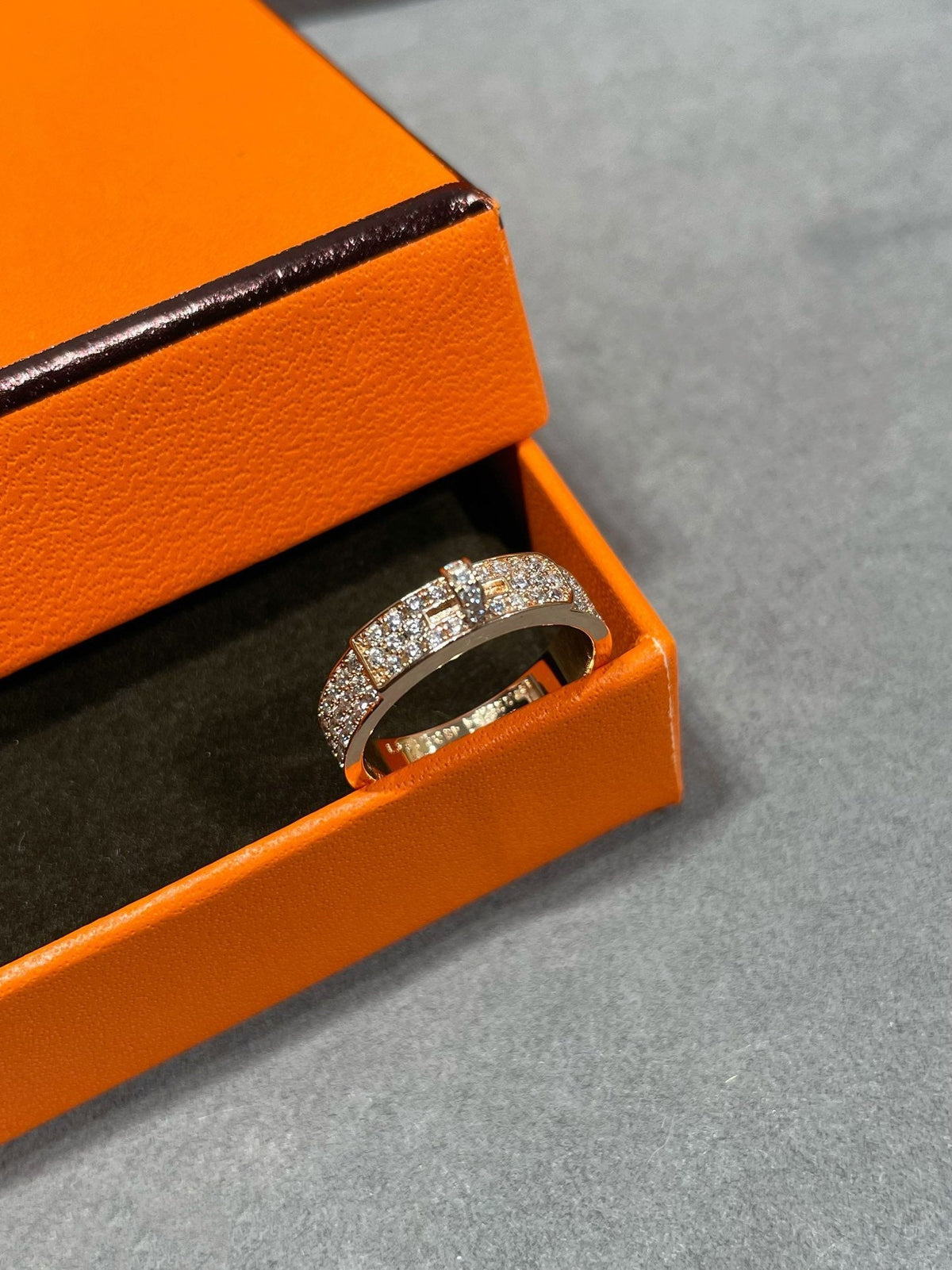 [⭐Reverie Jewels]KELLY PINK GOLD DIAMOND RING