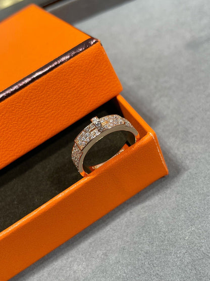 [⭐Reverie Jewels]KELLY PINK GOLD DIAMOND RING