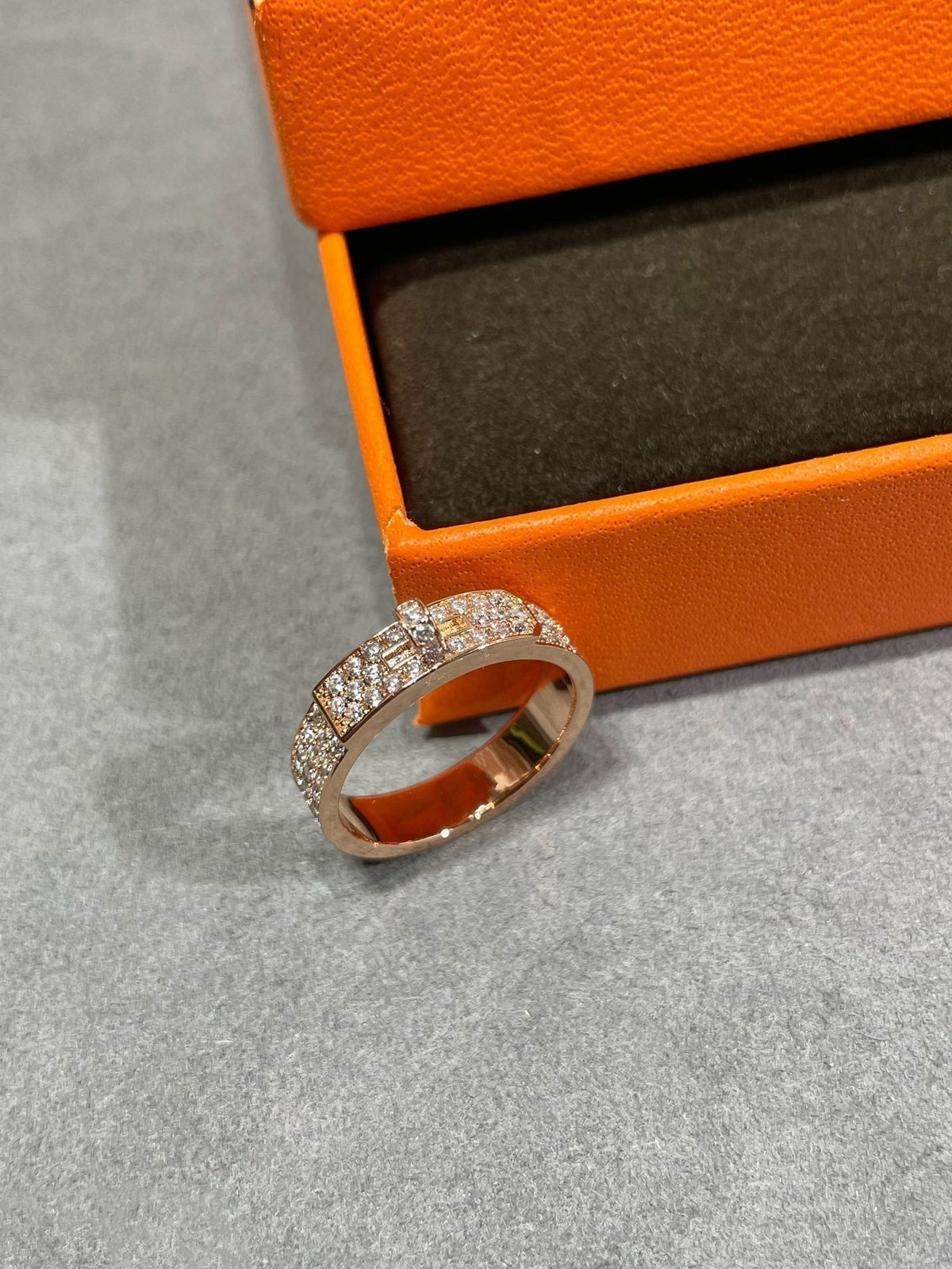 [⭐Reverie Jewels]KELLY PINK GOLD DIAMOND RING