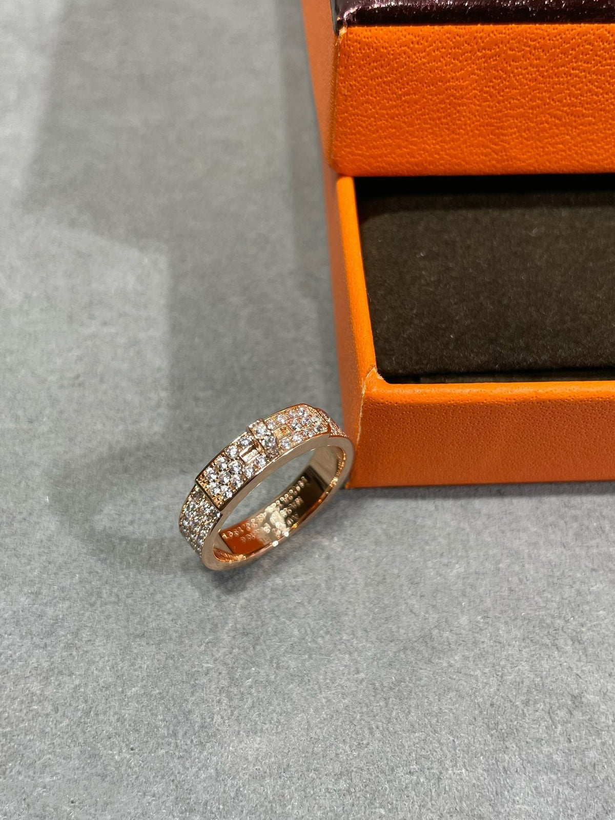 [⭐Reverie Jewels]KELLY PINK GOLD DIAMOND RING