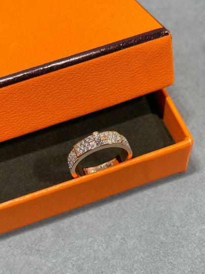 [⭐Reverie Jewels]KELLY PINK GOLD DIAMOND RING