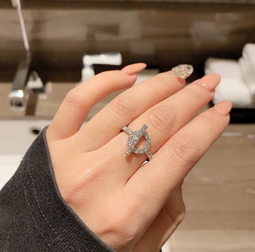 [⭐Reverie Jewels]ECHAPPEE RING SILVER DIAMOND