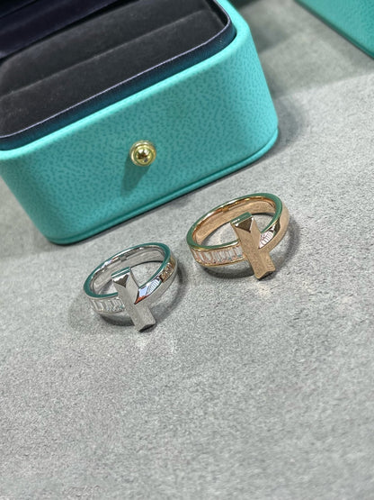 [Reverie Jewels]T1 WIDE 4.5MM DIAMOND RING