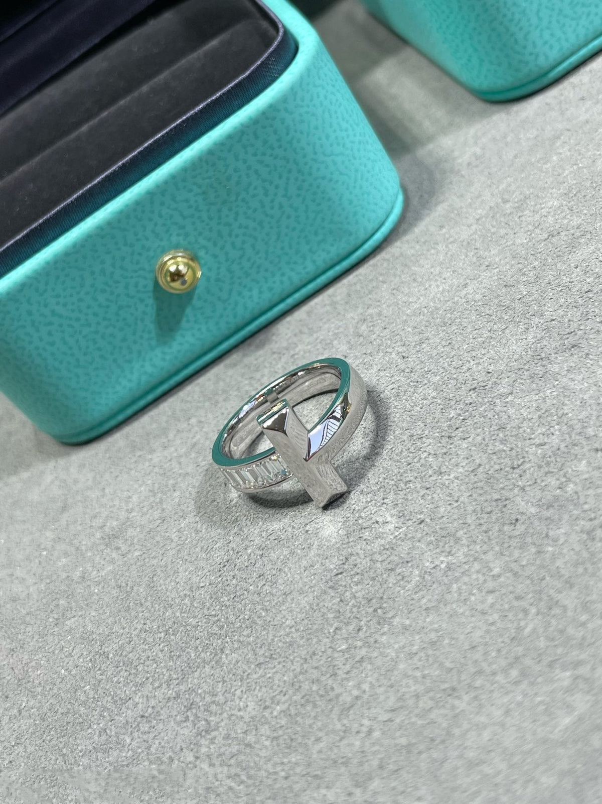 [Reverie Jewels]T1 WIDE 4.5MM DIAMOND RING