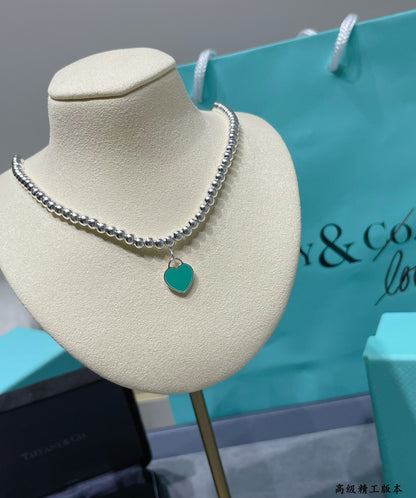 [Reverie Jewels]RETURN TO TIF SILVER BEAD NECKLACE