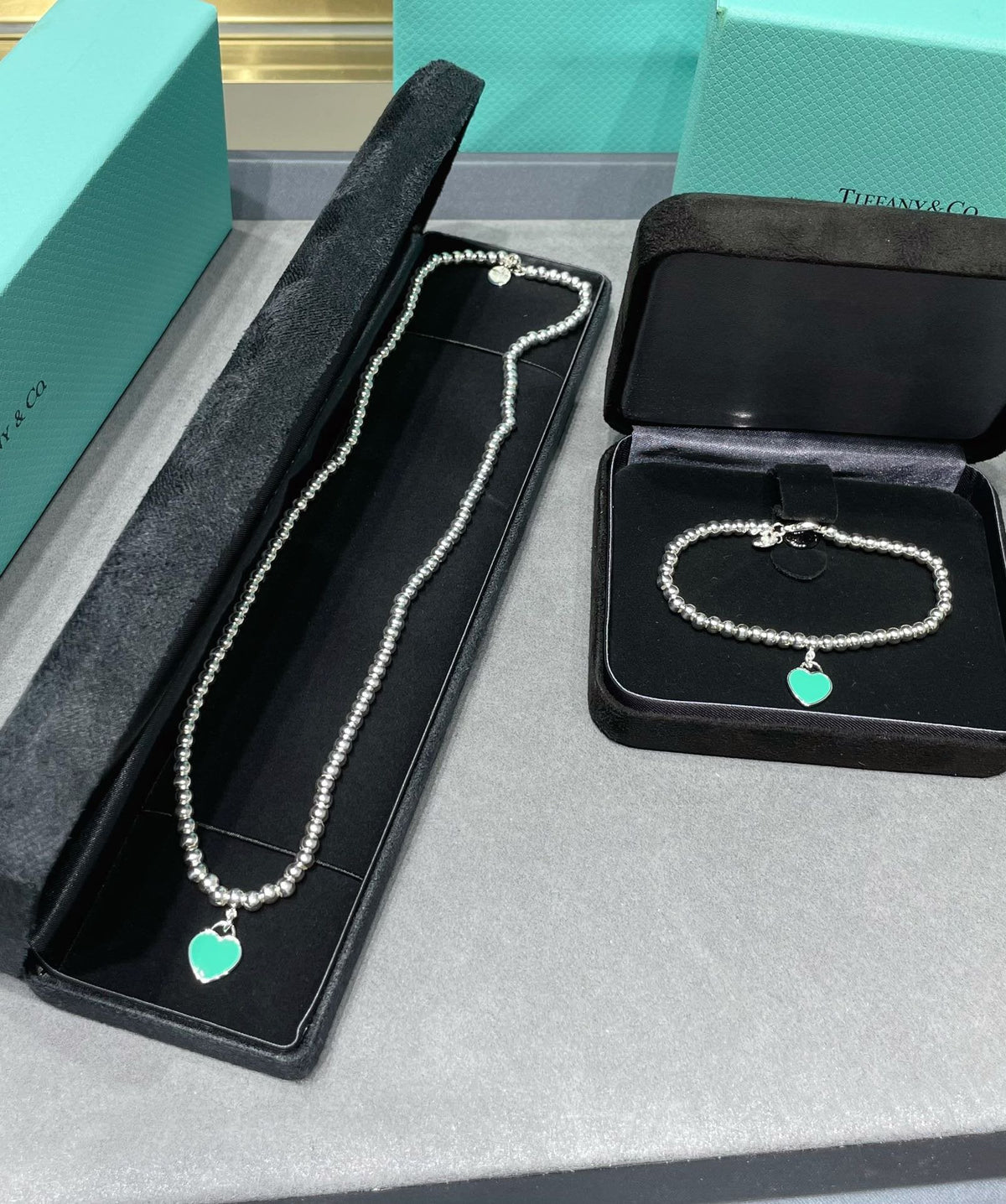 [Reverie Jewels]RETURN TO TIF SILVER BEAD NECKLACE