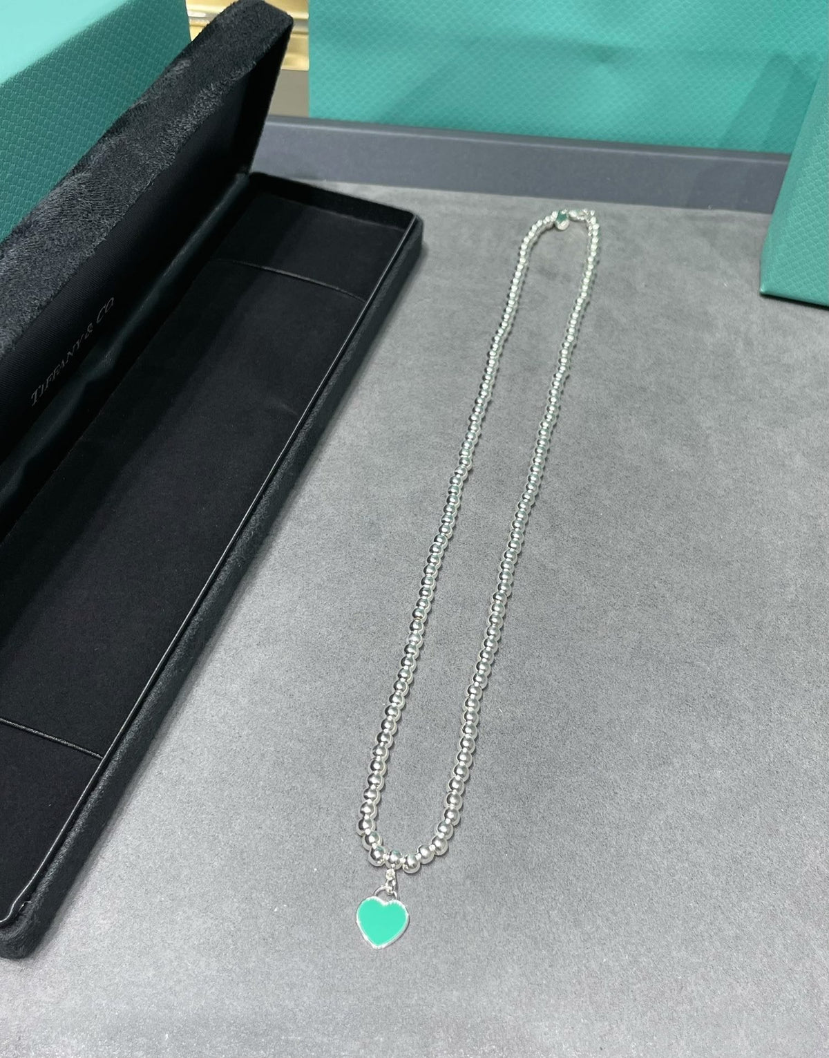 [Reverie Jewels]RETURN TO TIF SILVER BEAD NECKLACE