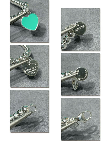 [Reverie Jewels]RETURN TO TIF SILVER BEAD NECKLACE