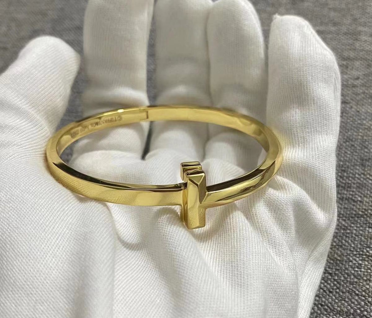 [Reverie Jewels]T1 WIDE HINGED BANGLE BRACELET