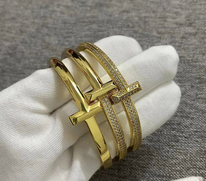 [Reverie Jewels]T1 WIDE HINGED BANGLE BRACELET