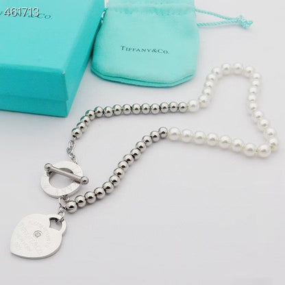 [Reverie Jewels]RETURN TO TIF HEART TAF BEAD PEARL BRACELET