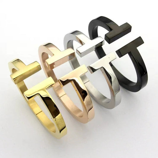 [Reverie Jewels]T SQUARE OPEN BRACELET