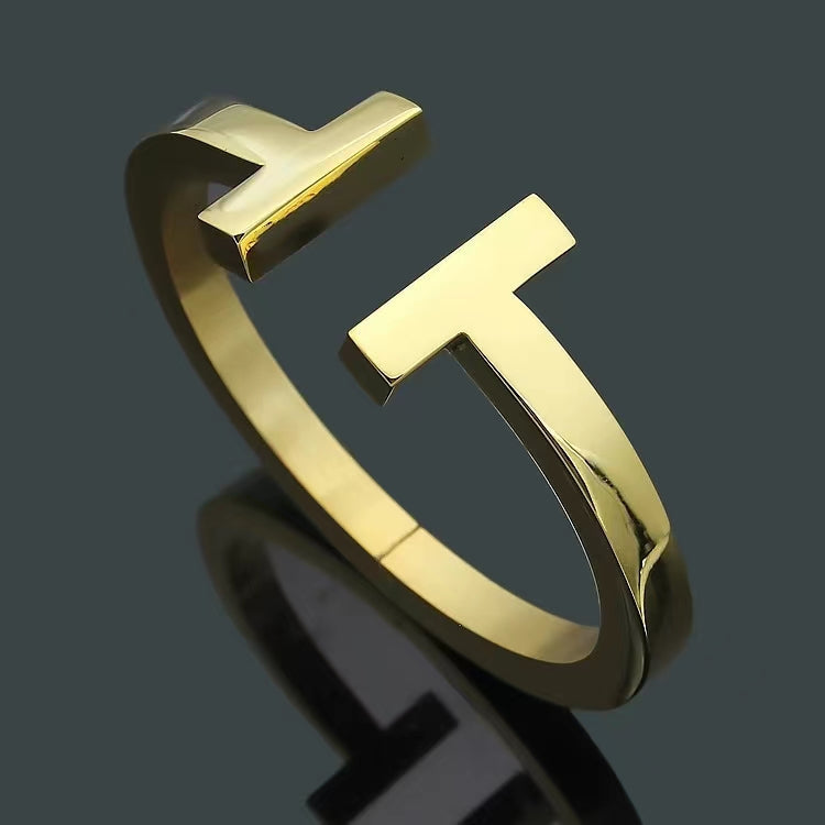 [Reverie Jewels]T SQUARE OPEN BRACELET