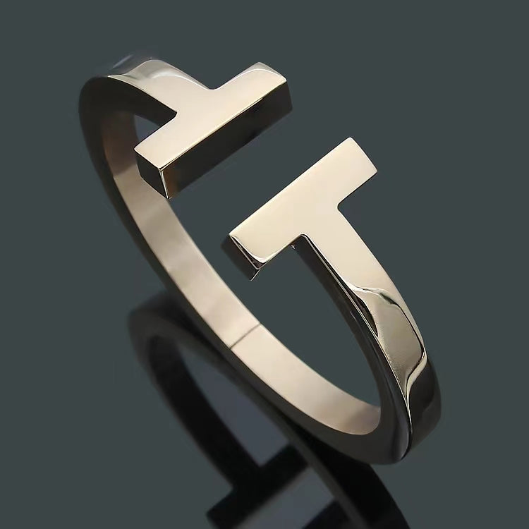 [Reverie Jewels]T SQUARE OPEN BRACELET