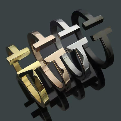 [Reverie Jewels]T SQUARE OPEN BRACELET
