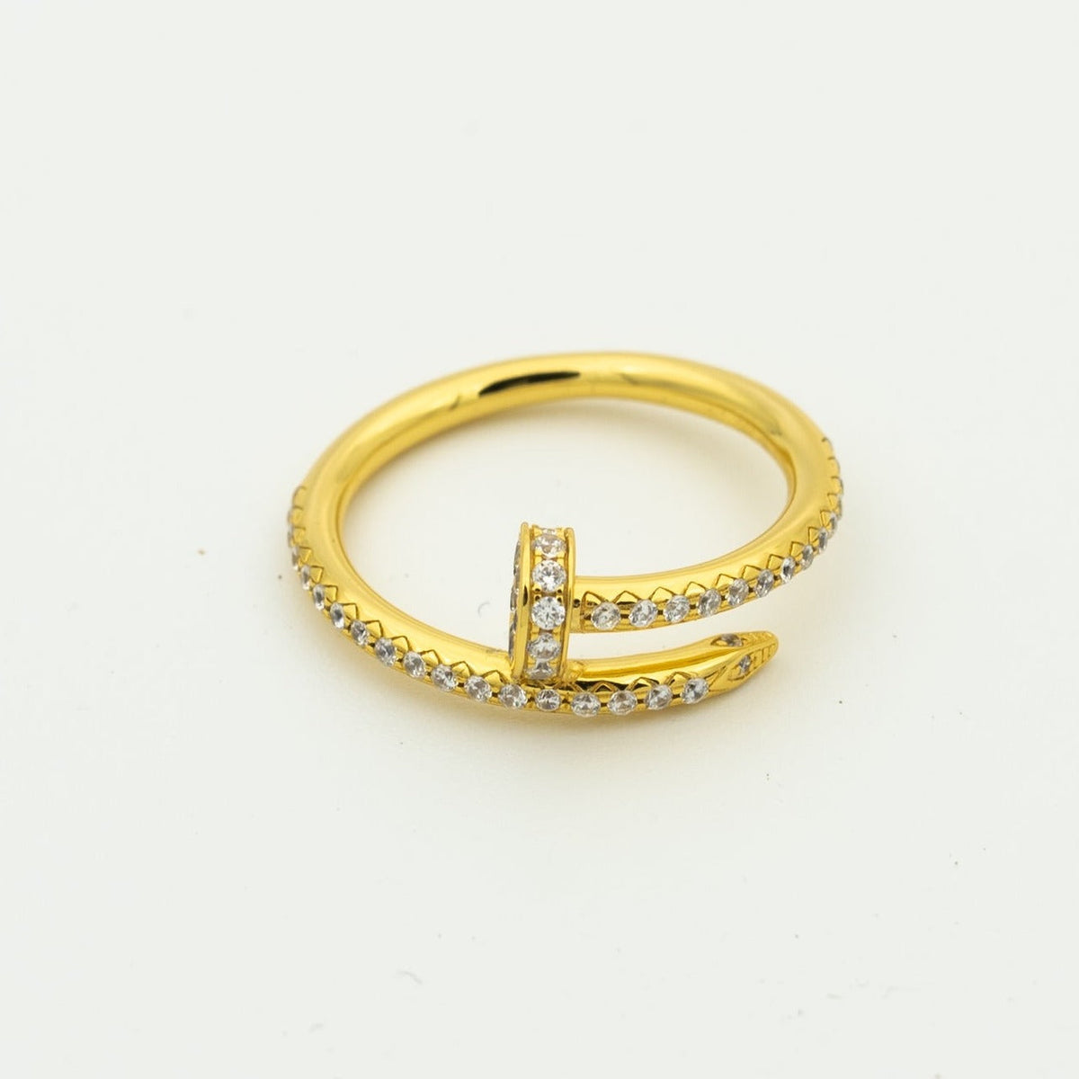[⭐Reverie Jewels]JUSTE RING 1.8MM GOLD DIAMONDS