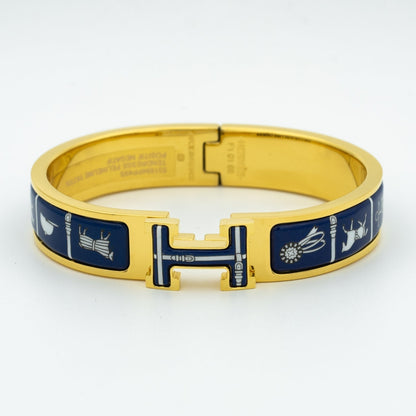 [⭐Reverie Jewels]H BRACELET BLUE CERAMIC