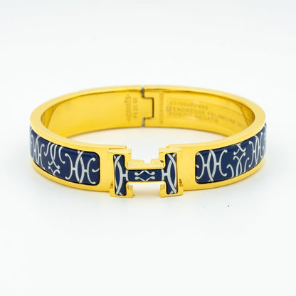 [⭐Reverie Jewels]H BRACELET BLACK MULTICOLOR