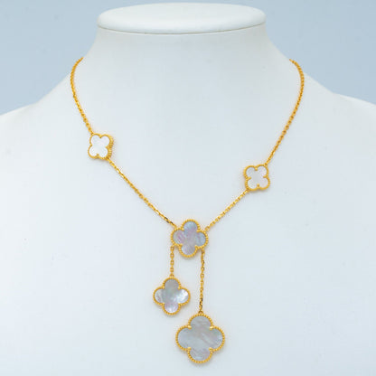 [⭐Reverie Jewels]CLOVER MOTHER OF PEARL NECKLACE 6 MOTIF