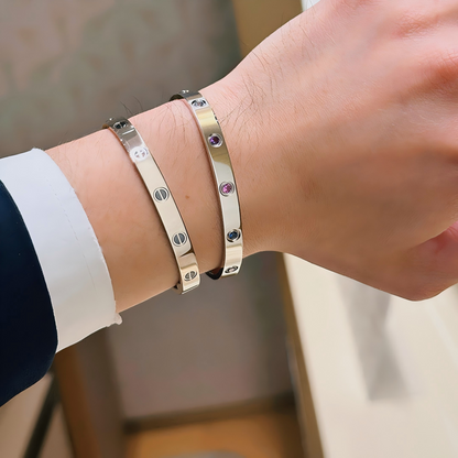 [⭐Reverie Jewels] 2026 RAINBOW LOVE BRACELET 6.1MM  10 DIAMONDS