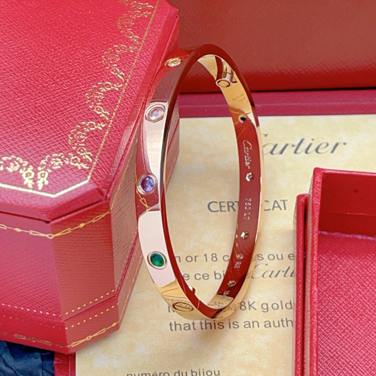 [⭐Reverie Jewels] 2026 RAINBOW LOVE BRACELET 6.1MM  10 DIAMONDS