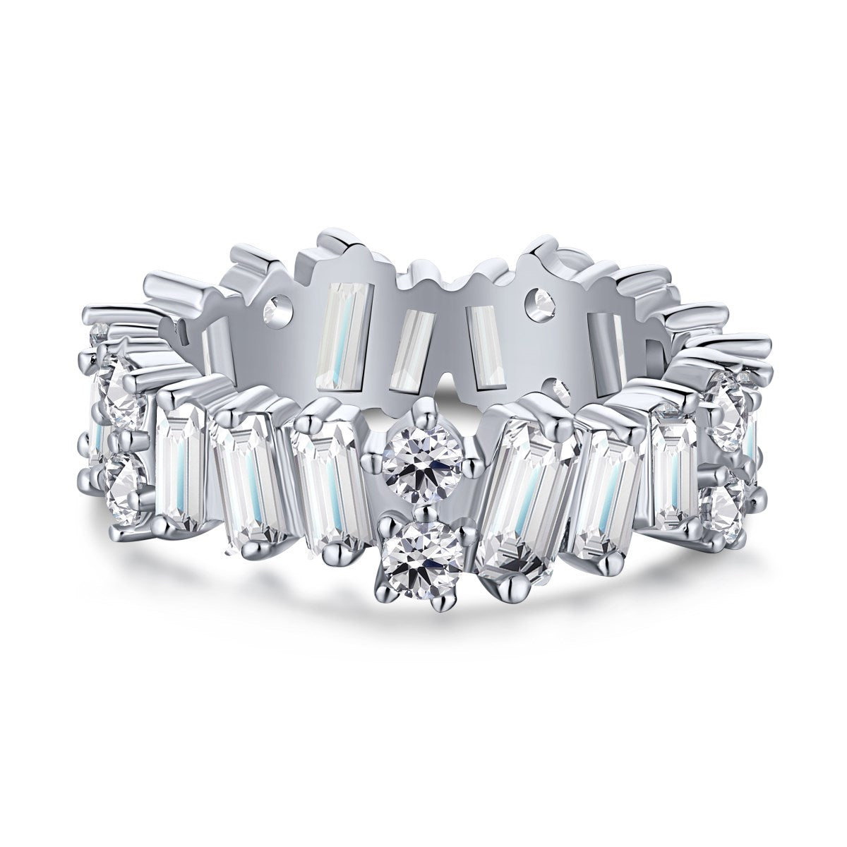 [Reverie Jewels]Delicate Multi Shape Tennis Ring