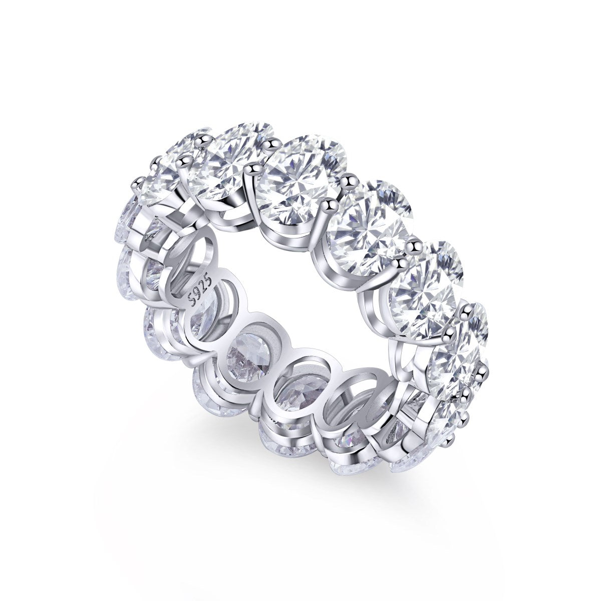 [Reverie Jewels]Dainty Elongated Cushion Cut Tennis Ring