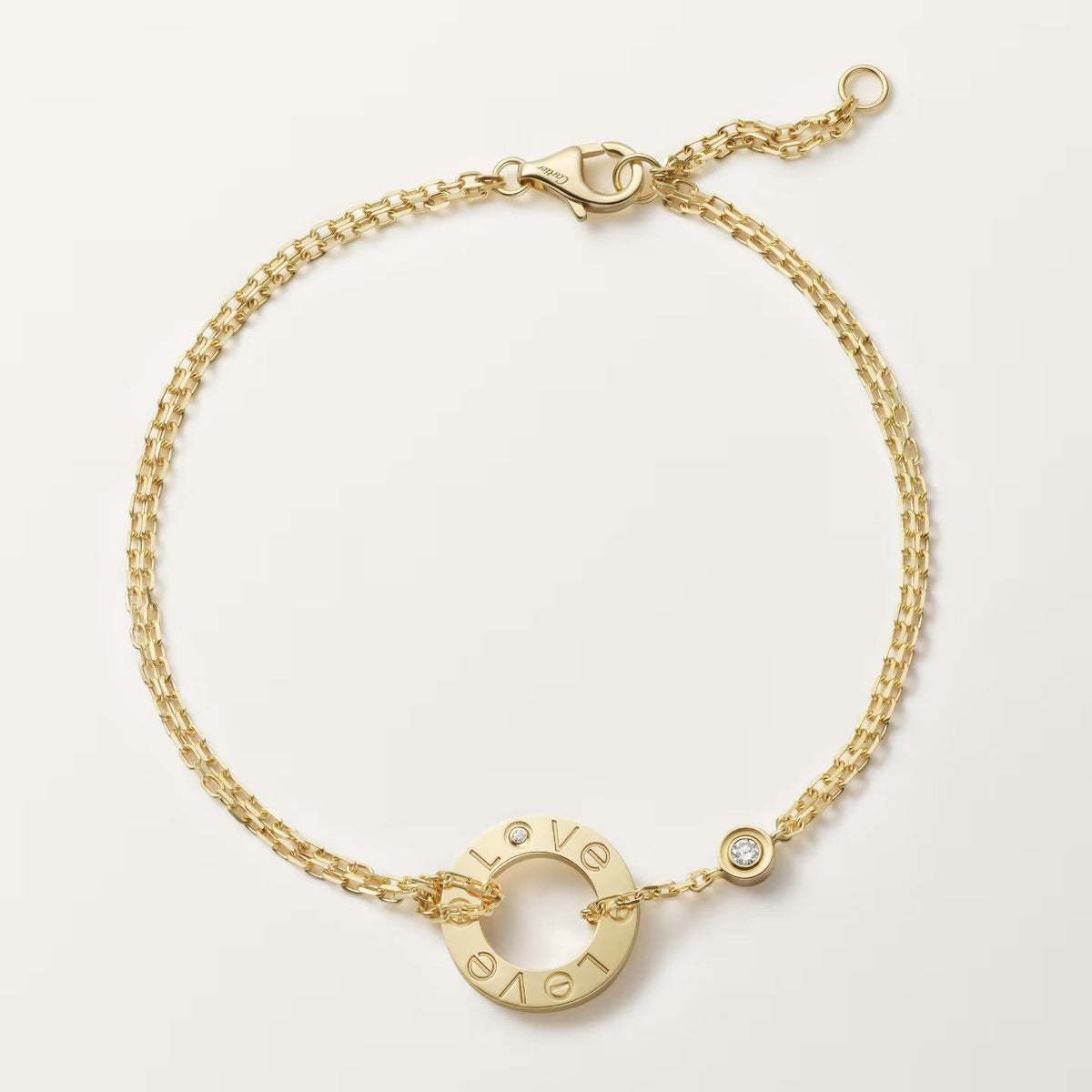 [⭐Reverie Jewels]LOVE BRACELET 2 DIAMOND