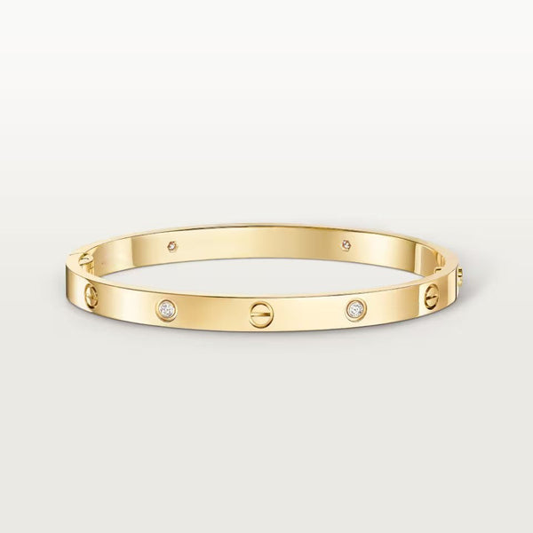 [⭐Reverie Jewels]LOVE BRACELET 4.8MM 4 DIAMONDS