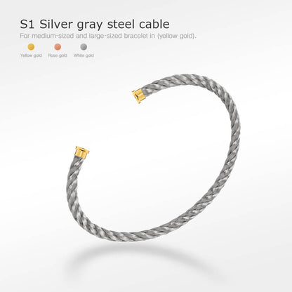 [⭐Reverie Jewels]FORCE SERIES BRACELET CABLES 50 CHOICES (DIY SELECTION)