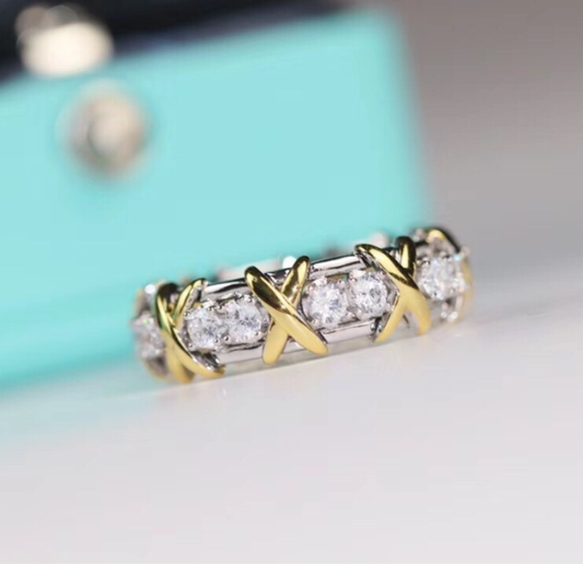 [⭐Reverie Jewels jewelrys]Classic Gold Diamond Ring