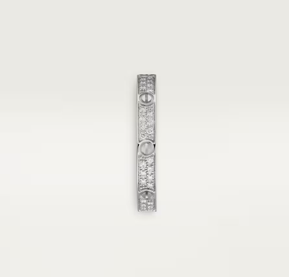 [⭐Reverie Jewels]LOVE RING 2.6mm-wide full-diamond ring silver