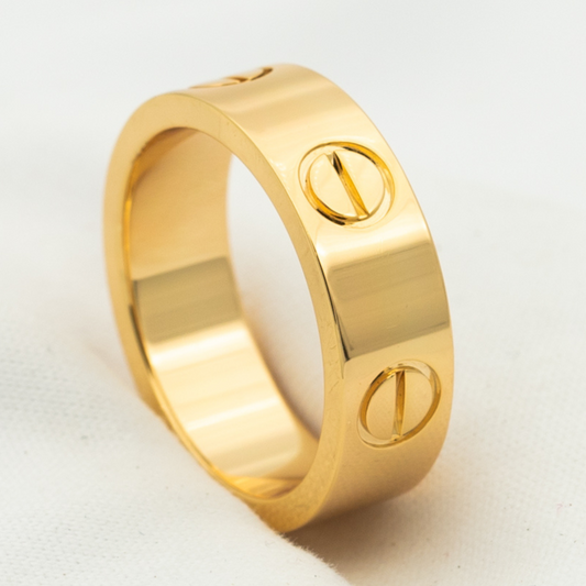 [⭐Reverie Jewels]LOVE RING 5.5MM NO DIAMOND