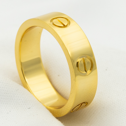 [⭐Reverie Jewels]LOVE RING 5.5MM NO DIAMOND