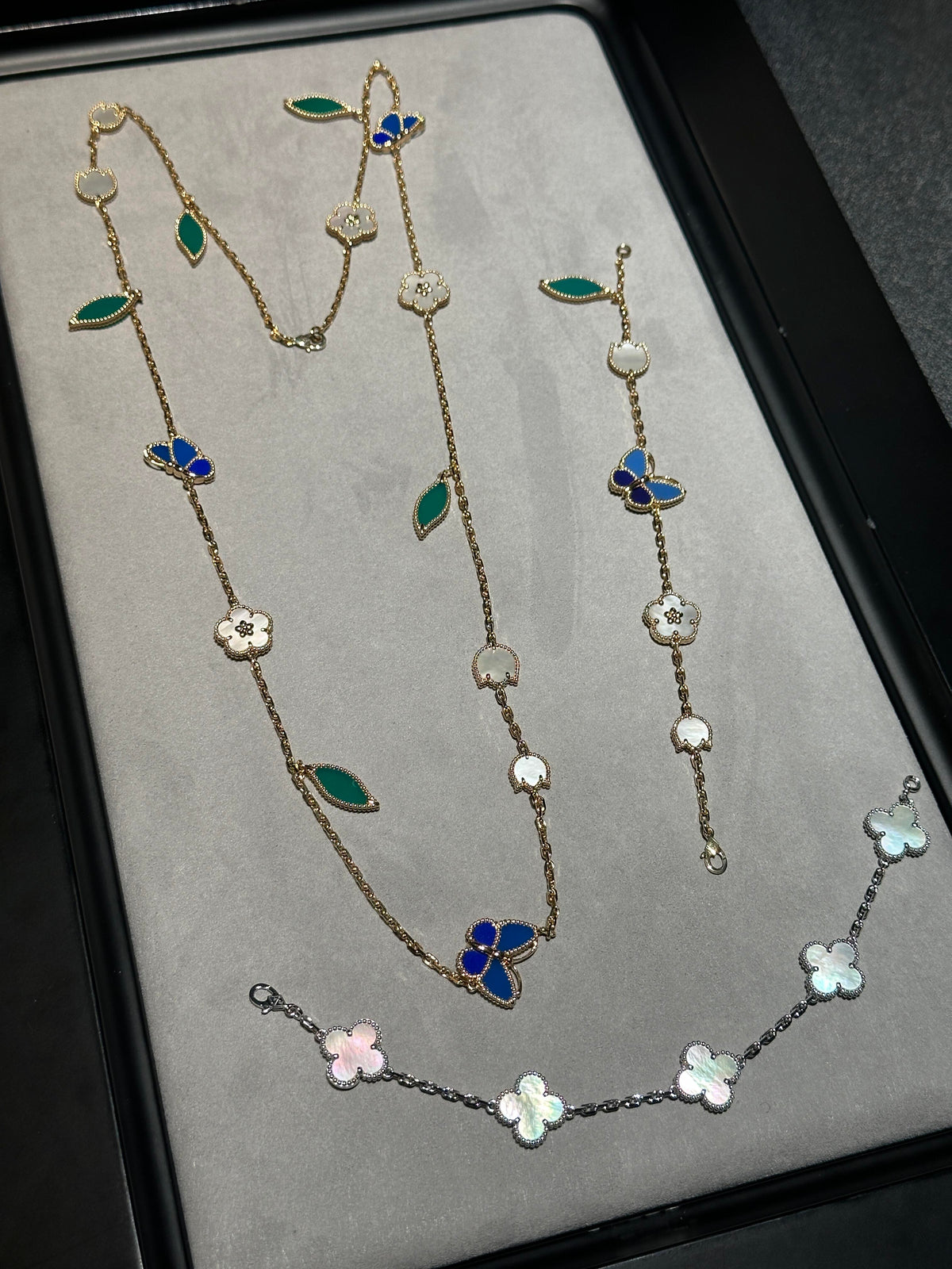 [⭐Reverie Jewels] 26 NEW CLOVER 15 MOTIFS LUCKY NECKLACE