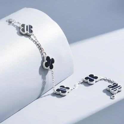 [⭐Reverie Jewels] CLOVER 5 MOTIF PULSAR STONE BRACELET COLLECTION