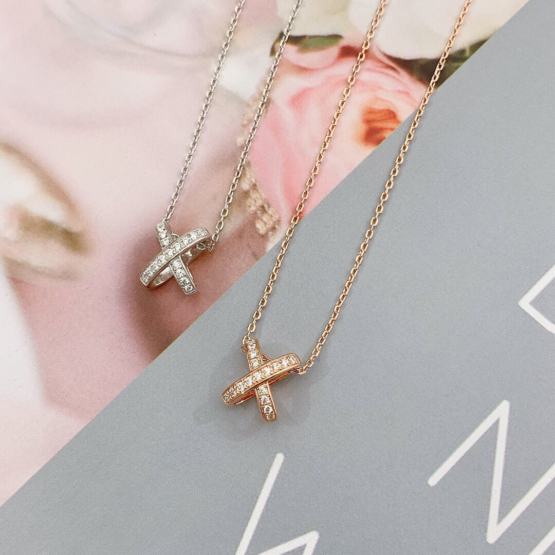 [⭐Reverie Jewels]JEUX DE DIAMOND NECKLACE
