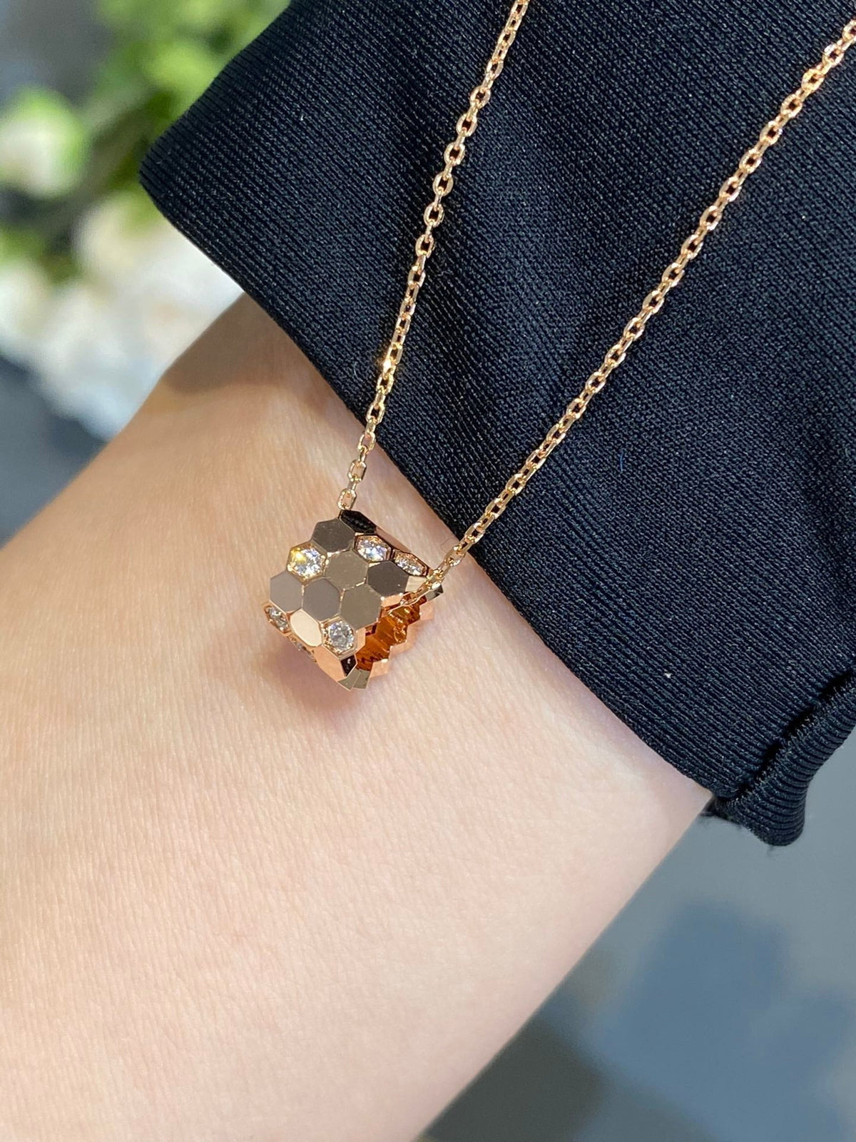 [⭐Reverie Jewels]BEE LOVE DIAMOND NECKLACE