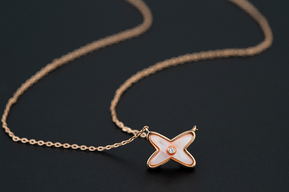 [⭐Reverie Jewels]JEUX DE NECKLACE 1 DIAMOND