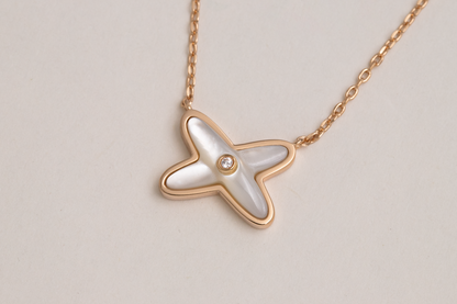 [⭐Reverie Jewels]JEUX DE NECKLACE 1 DIAMOND