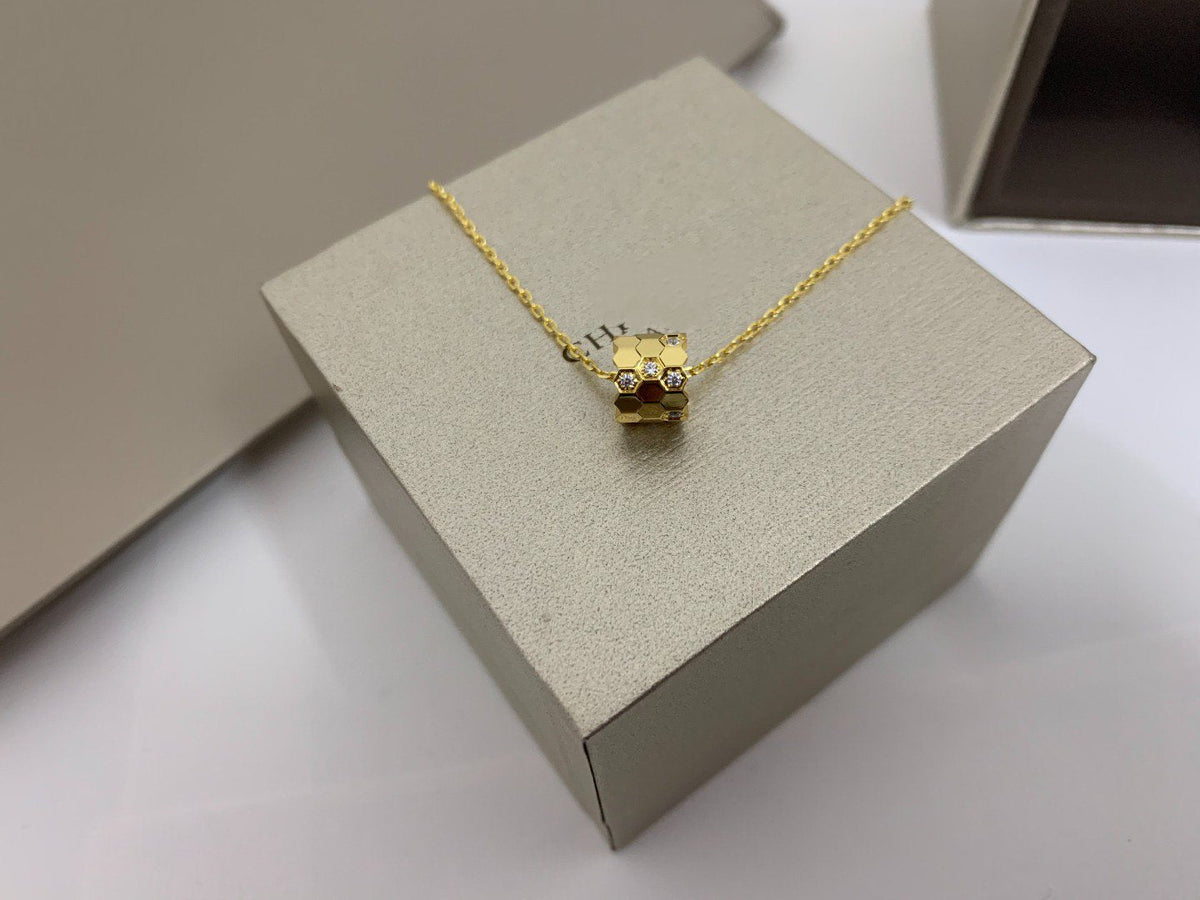 [⭐Reverie Jewels]BEE LOVE DIAMOND NECKLACE