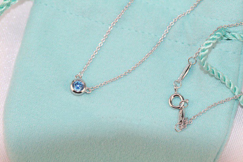[Reverie Jewels]ELSA PERETTI SERIES SINGLE DIAMOND SIMPLE NECKLACE