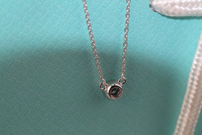 [Reverie Jewels]ELSA PERETTI SERIES SINGLE DIAMOND SIMPLE NECKLACE