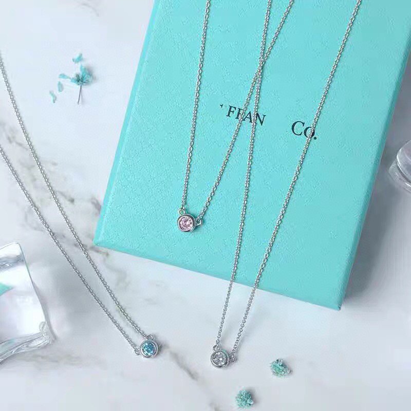 [Reverie Jewels]ELSA PERETTI SERIES SINGLE DIAMOND SIMPLE NECKLACE