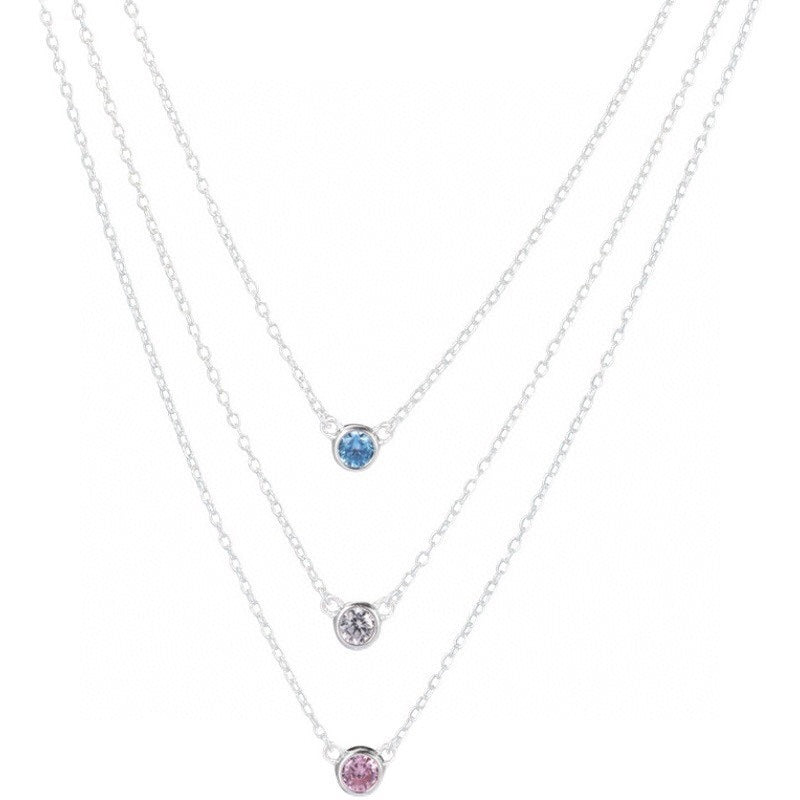 [Reverie Jewels]ELSA PERETTI SERIES SINGLE DIAMOND SIMPLE NECKLACE