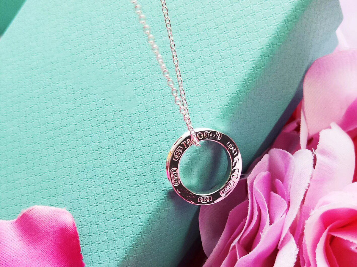 [Reverie Jewels]SINGLE RING NECKLACE CHAIN LENGTH